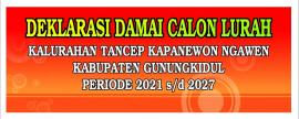 DEKLARASI DAMAI CALON LURAH