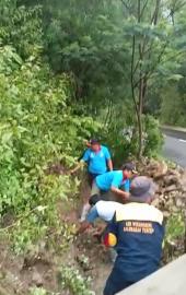 HUJAN SEBABKAN LONGSOR RINGAN DI BEBERAPA TITIK WILAYAH TANCEP