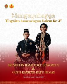 Pemerintah Kalurahan Tancep Ucapkan Mangayubagya Tingalan Jumenengan Dalem Sri Sultan HB X ke-37